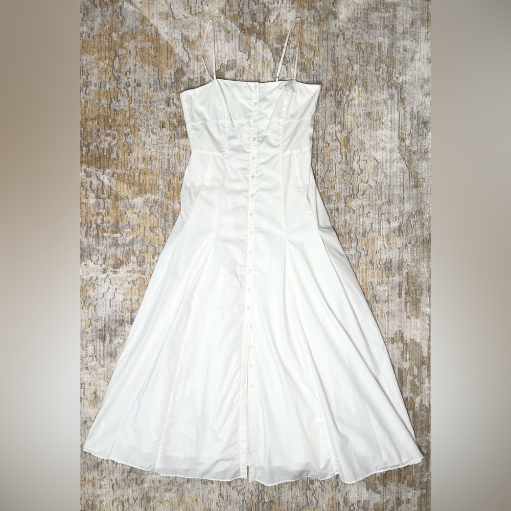 White J Crew Summer Maxi Dress Size 4